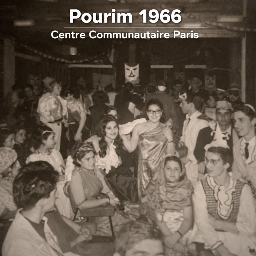 Pourim 1966 Nicole Okra