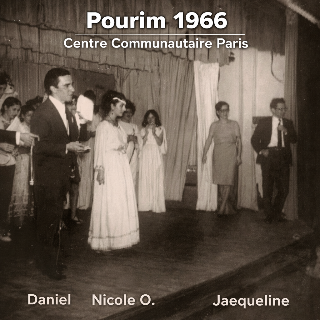 Pourim 1966 Nicole Okra